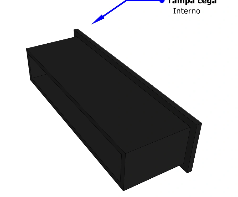 Tampa cega interna